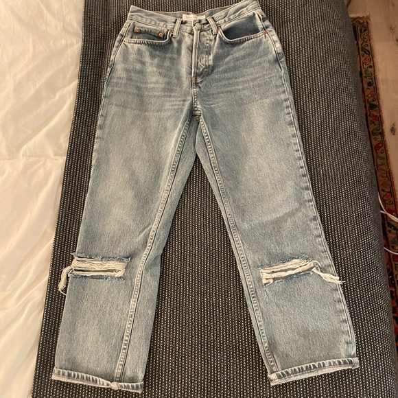 Topshop high waisted straight jeans - Picture 2 of 8